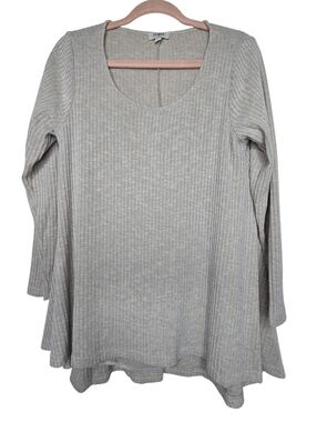 Umgee beige long-sleeve tunic